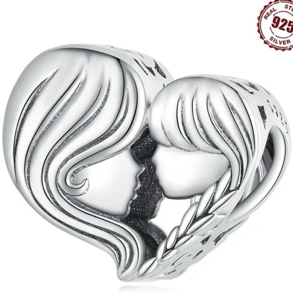 s925 Sterling Silver Other - NEW S925 Sterling Silver Mom And Daughter Design Bead Charm